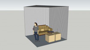 10x10 drive-up unit